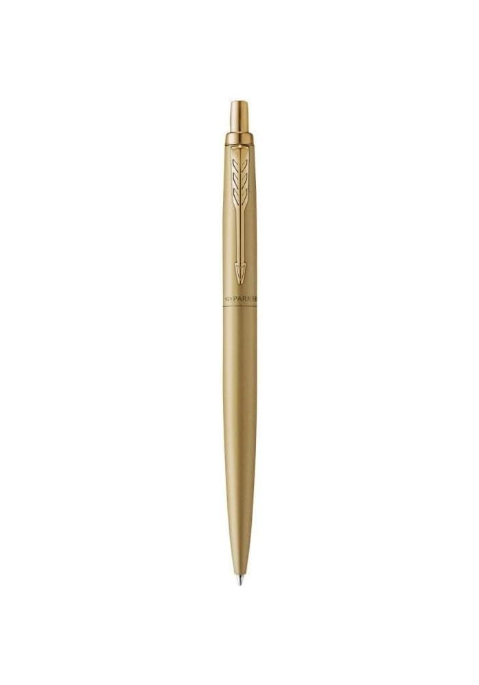 PARKER 2122758 Ballpoint Pen, Jotter XL Monochrome Premium, Yellow Gold, M Blue Blister - Image 2