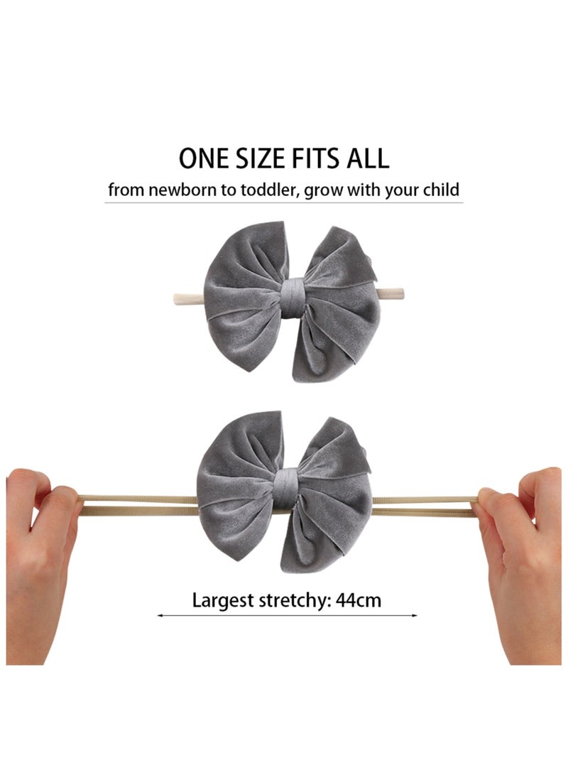 D'Daniela Mikha Socks & Ribbon Bow Set For Babies and Girls - Beige - Image 5