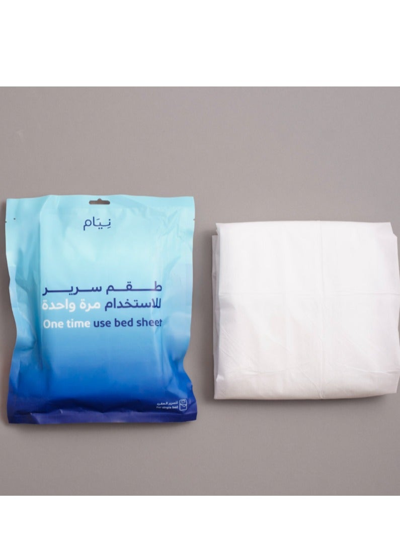 نيام طقم من 6 حبات مفرش السفر للاستخدام مرة واحدة من نيام – حل عملي وخفيف للنوم النظيف والمريح أثناء الرحلات والتنقلات، مع ملحقات كاملة للراحة التامة - Image 3