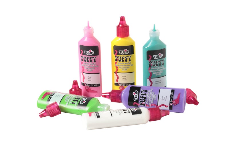 Tulip Puffy Paint: 3-D Fashion Paint, Assorted Colors, 6 Pack - Image 3