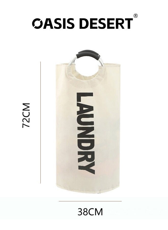 صحراء الواحة سلة غسيل كبيرة السعة، سلة ملابس متسخة للحمام، سلة تخزين ألعاب، حقيبة تخزين ملابس متسخة، سلة ملابس متسخة قابلة للطي - Image 1