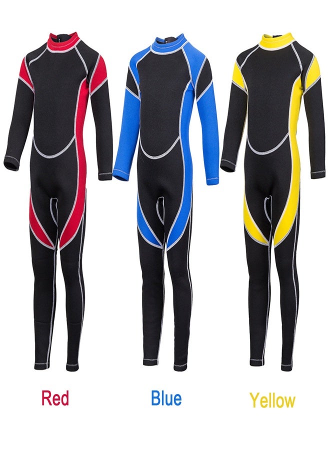 Hisea Kids Wetsuit Girls Boys Zippered Long Sleeve Diving Swimsuit Quick Dry One Piece Chlidren Surf Suit for Water Sports - Image 3