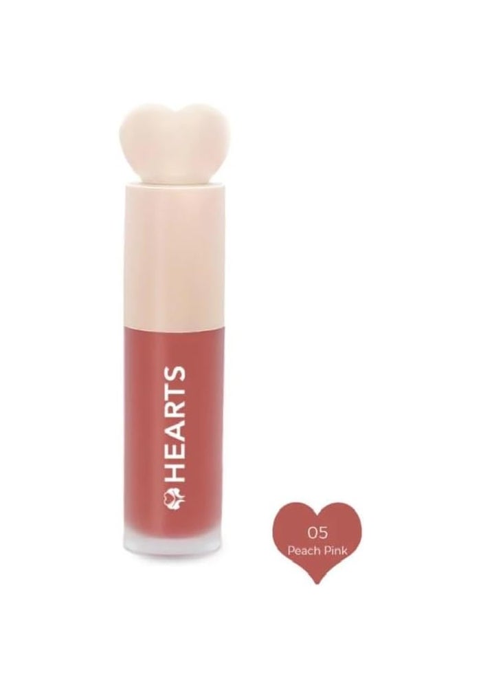 Hearts خدود سائلة 05 خوخي وردي - Image 2