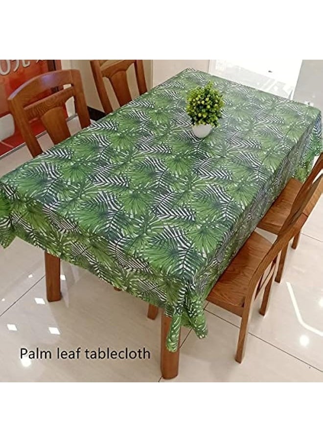 NIBEMINENT - 5pcs Animal Print Table Covers,Safari Animal Tablecloth,Jungle Animal Striped Tablecloth,Zoo Print Tablecloth Party Supplies for Jungle Animal Theme Birthday Party (Black Green) - Image 1