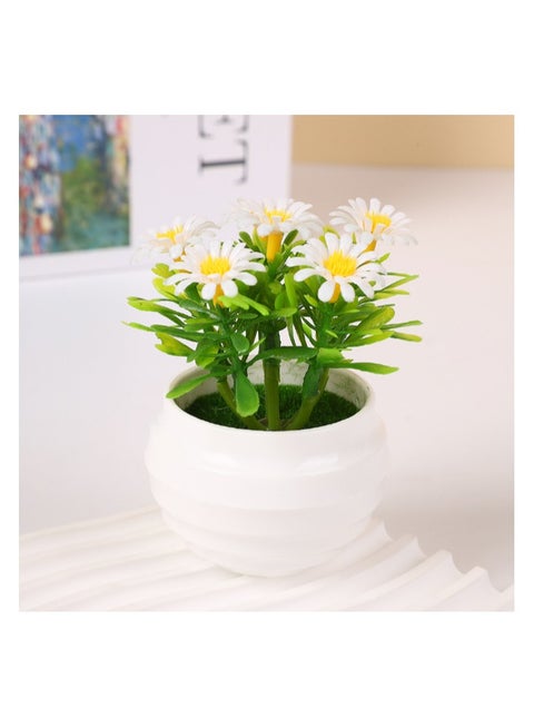 Plants Artificial in Pots Small Fake Plants for Bedroom Aesthetic Living Room Office Shelf Bathroom Decor