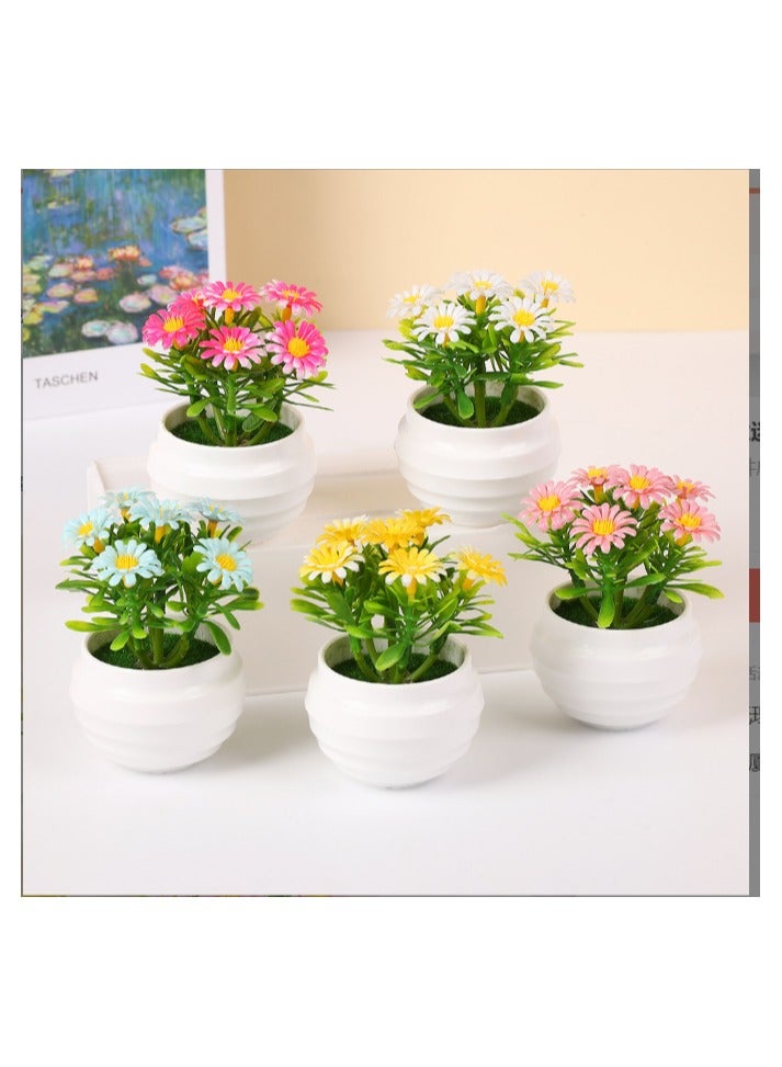 Plants Artificial in Pots Small Fake Plants for Bedroom Aesthetic Living Room Office Shelf Bathroom Decor - Image 2