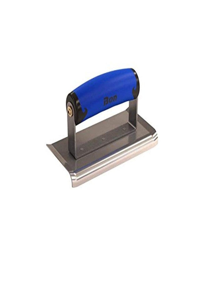 Bon 62-417 6-Inch by 2-7/8-Inch Stainless Steel Curved End Concrete Edger with 3/8-Inch Radius and 1/2-Inch Depth Comfort Grip Handle - Image 2