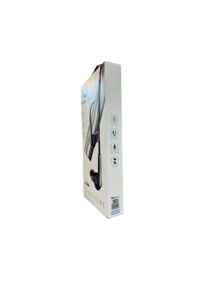 Blue Spectrum - Blue Spectrum D-321 Wired In-Ear Earphones with Microphone - Black Headphones Headset - Image 1