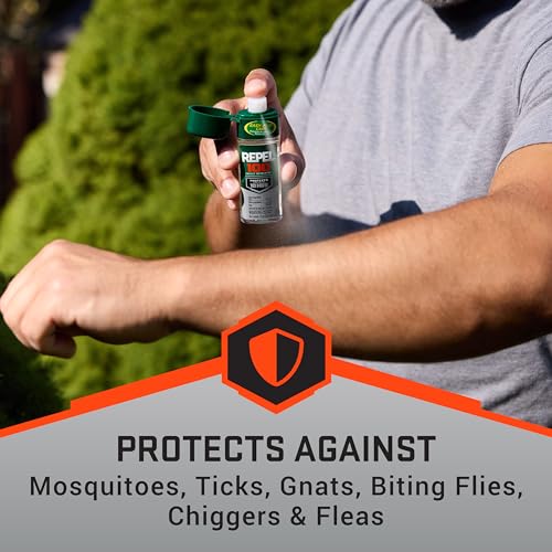 Repel 100 Insect Repellent, 1 Ounce, With DEET, 10-Hour Protection Long-Lasting Insect Repellent Travel Pump Spray Repels Mosquitoes, Ticks, Gnats, Biting Flies, Chiggers And Fleas, 6 Pack - Image 3