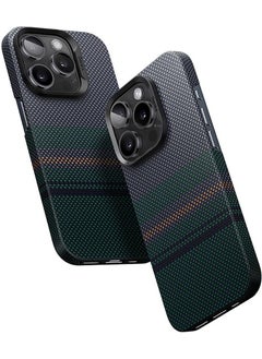 Benks iPhone 14 Pro Max Compatible Case Magsafe Charging Feature Carbon Fiber Aurora Armorair Kevlar Cover  - Image 1