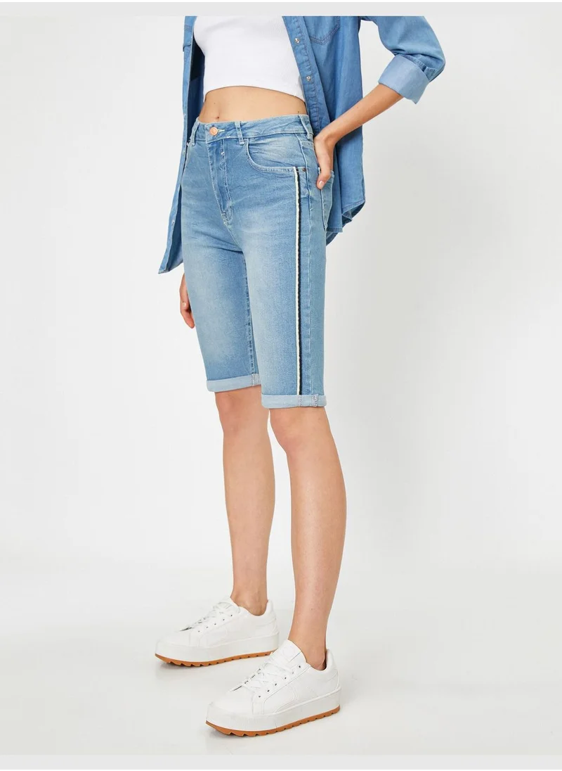 KOTON Pocket Detailed Jean Short