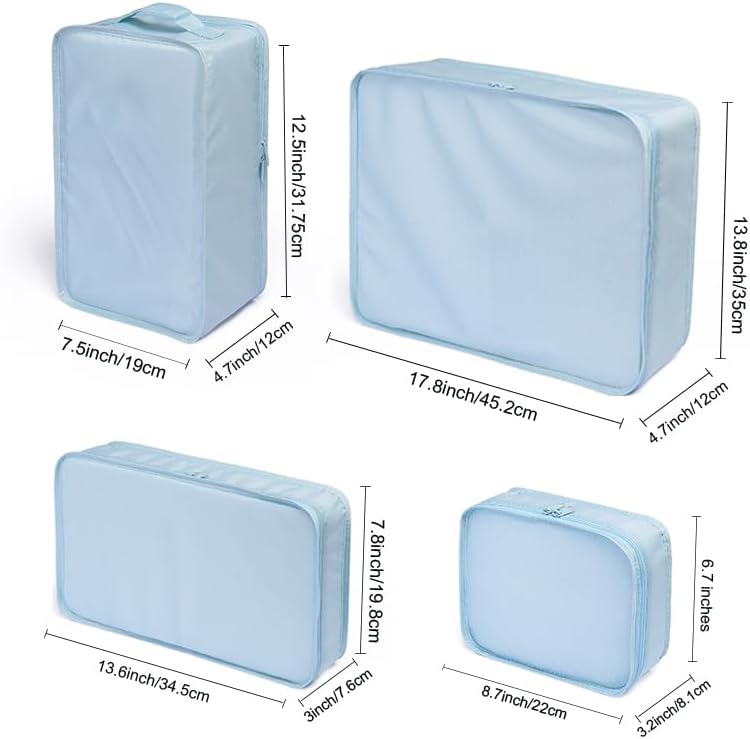 JJ POWER Travel Packing Cubes, Luggage Organizers with Shoe Bag - Image 3