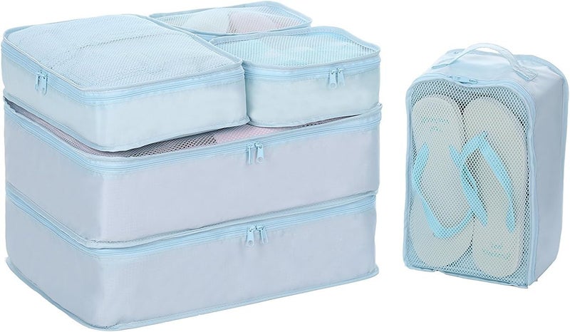 JJ POWER Travel Packing Cubes, Luggage Organizers with Shoe Bag - Image 1
