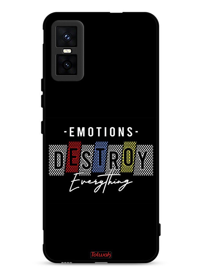 Tolwak Infinix GT 30 Pro Protective Case Cover Emotions Destroy Everything - Image 1