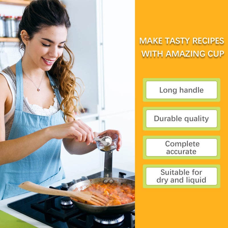 LEIFENY 1 Tbsp(3 tsp | 15 ml |15 cc| 0.5 oz) Single Measuring Spoon, Stainless Steel Individual Spoons, Long Handle Spoons Only - Image 5