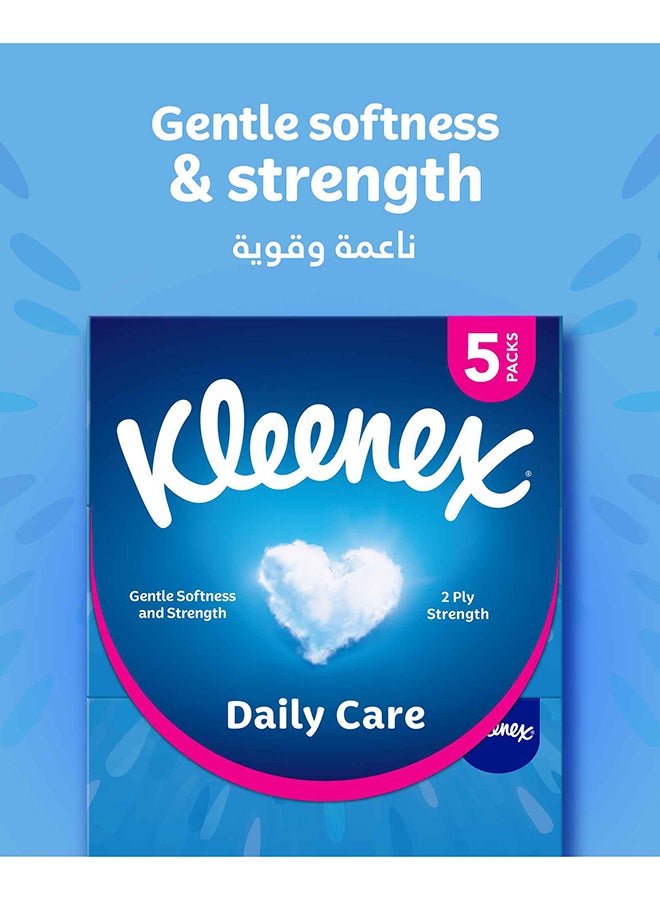 Kleenex مناديل كلينكس للعناية اليومية - عبوة من 30 صندوق، 120 ورقة × 2 طبقة - Image 1