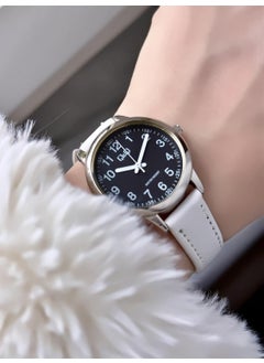 Q&Q Minimal Elegant Thin Case Numeral Women's Leather Band Wristwatch  - Image 1
