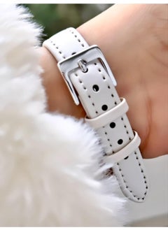 Q&Q Minimal Elegant Thin Case Numeral Women's Leather Band Wristwatch  - Image 3