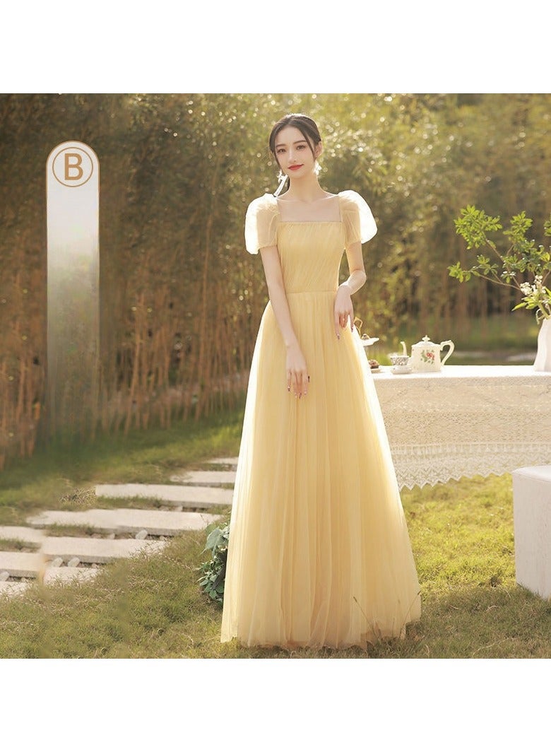 KUYING New Fashionable and Elegant Bridesmaid Dress  - Image 1