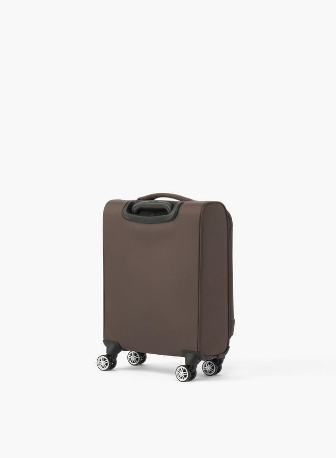 Wave Solid Softcase Trolley Bag With Retractable Handle - Image 4