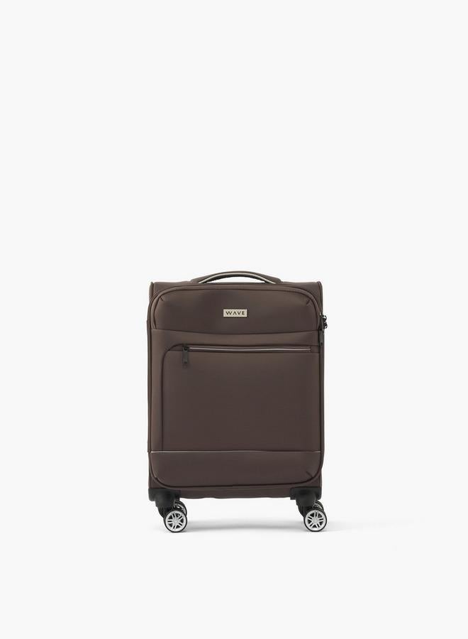 Wave Solid Softcase Trolley Bag With Retractable Handle - Image 3