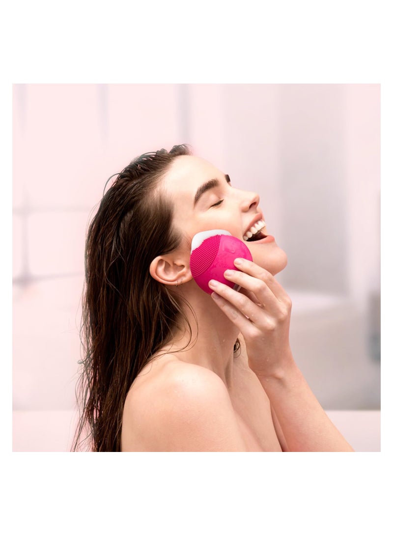 صالون سيستيم فرشاة تنظيف الوجه لون وردي - Image 2