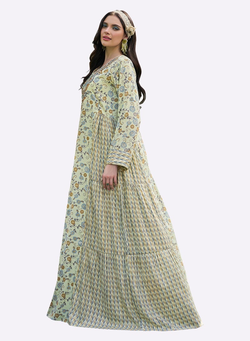 Sara Arabia جلابية سارة العربية على طراز جاكوبين - Image 2