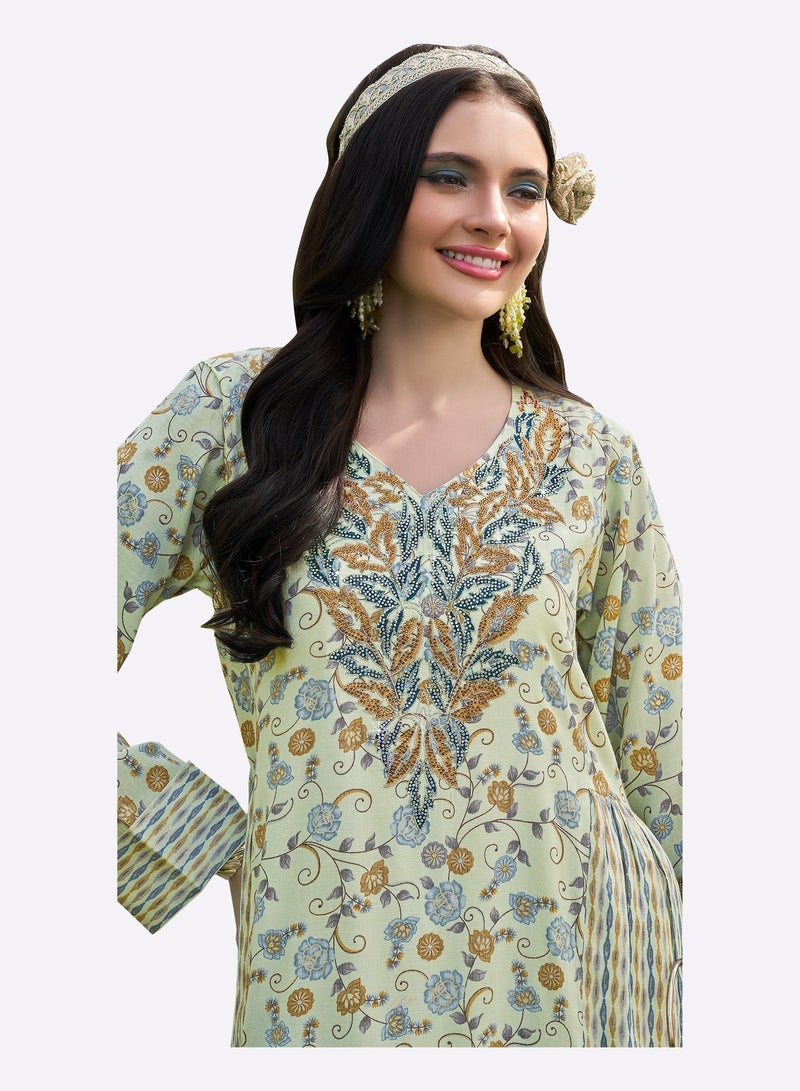 Sara Arabia جلابية سارة العربية على طراز جاكوبين - Image 3