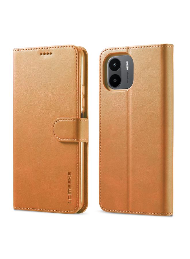 Case For Xiaomi Redmi A1 Calf Texture Horizontal Flip Leather Case