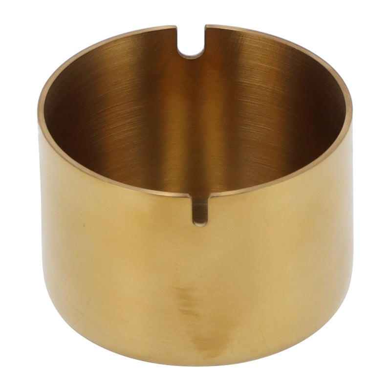 Metal Ashtray: 4.7 Inch Round Iron, Anti-Drop Durable, Easy To Clean - Stylish Decorative Desktop Ashtray for Home Office Hotel Bar Coffee Shop Party Restaurant - Image 5