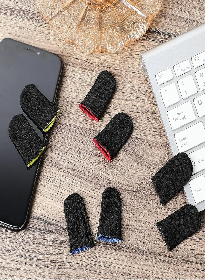 CHU DAI 20-Pack Game Finger Sleeve Thin Breathable Anti-Sweat Anti-Slip Finger Thumb Sleeve Gaming Finger Cots Gloves for Aim Keys Cell Phone Gaming Finger Sleeves Gaming Accessories - Image 4