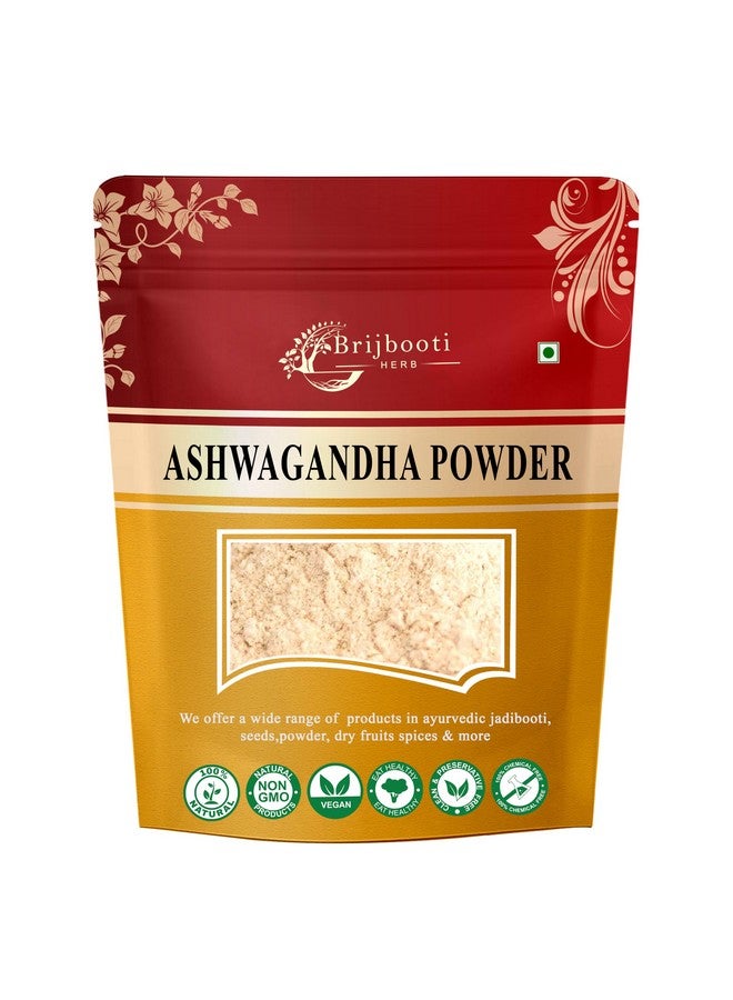 Brijbooti Nagori Ashwagandha Root Powder -(250 Gr) - Natural Asgandh - Indian Ginseng - Withania Somnifera - Image 1