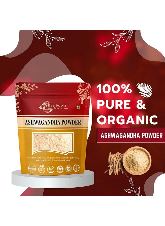 Brijbooti Nagori Ashwagandha Root Powder -(250 Gr) - Natural Asgandh - Indian Ginseng - Withania Somnifera - Image 5