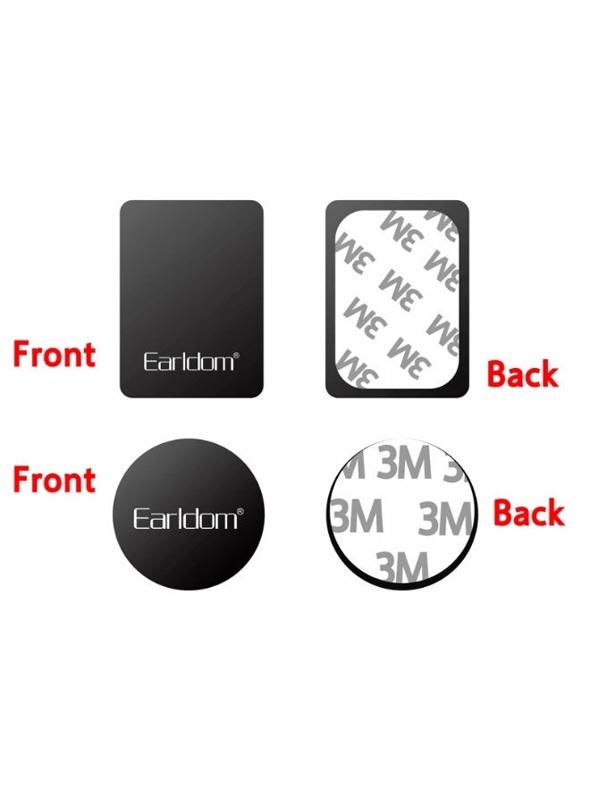 Earldom ET-EH87 Metal Plate Set – 2 Pieces for Universal Magnetic Mounts - Image 2