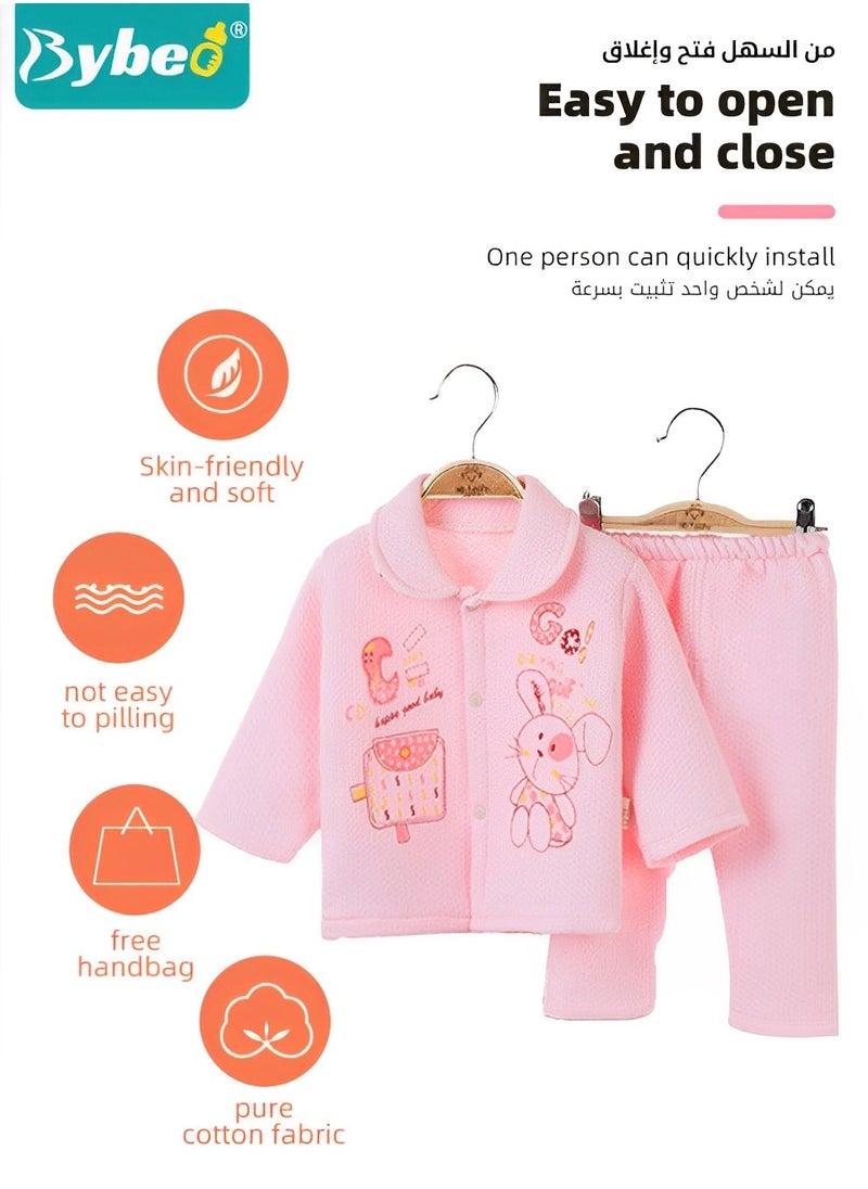 18PCS Newborn Baby Gifts Set, Newborns Layette Gift for Girl Boys, Infant Essential Clothes Accessories, Premium Cotton Babies' Pant and Top Sets, with Beautifully Packaged Boxes and Prints