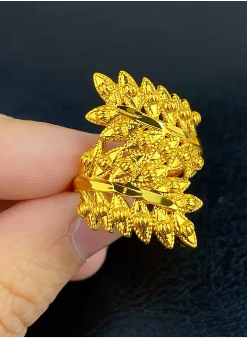 GOLDMAX 21k Gold Plated Ring For Women One Size  - Image 1