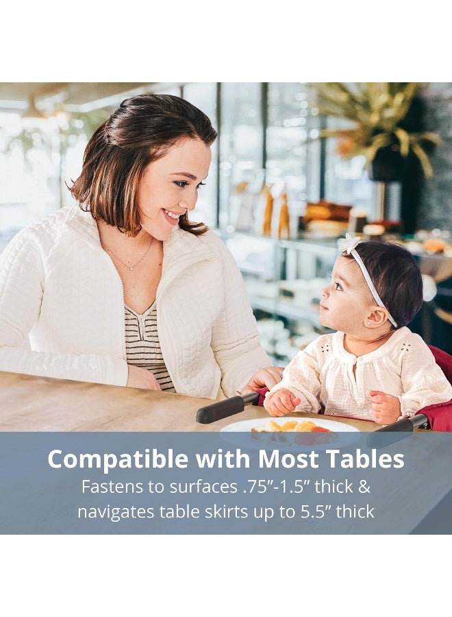 Chicco كرسي تشيكو كادي القابل للتعليق، كرسي عالي محمول للأطفال والرضع، للأطفال حتى 37 رطل، خفيف الوزن، قابل للطي بشكل مضغوط | أحمر/أحمر - Image 2