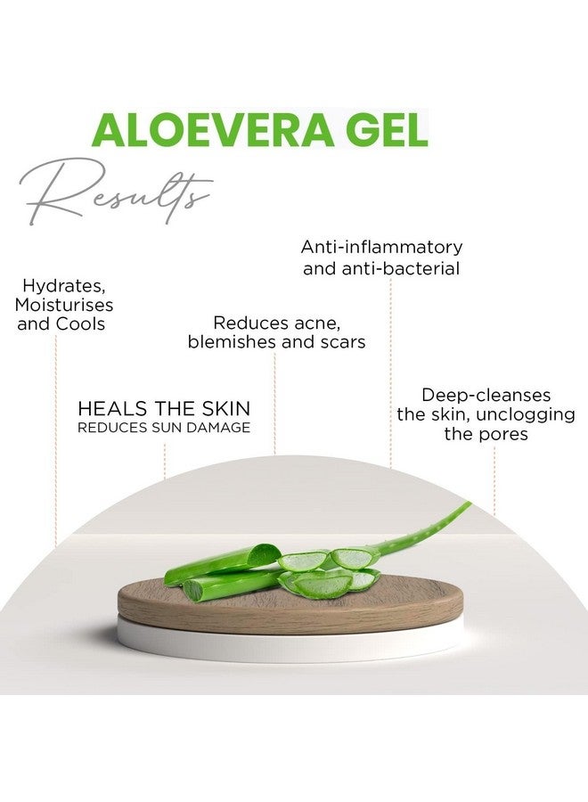 LELE aloevera Gel for face and Body | Natural Pure & Organic | Hydrating, Moisturizing, Soothing Skin | Multipurpose Gel pack of 200gm. (Medium 200g, Lemon) - Image 4