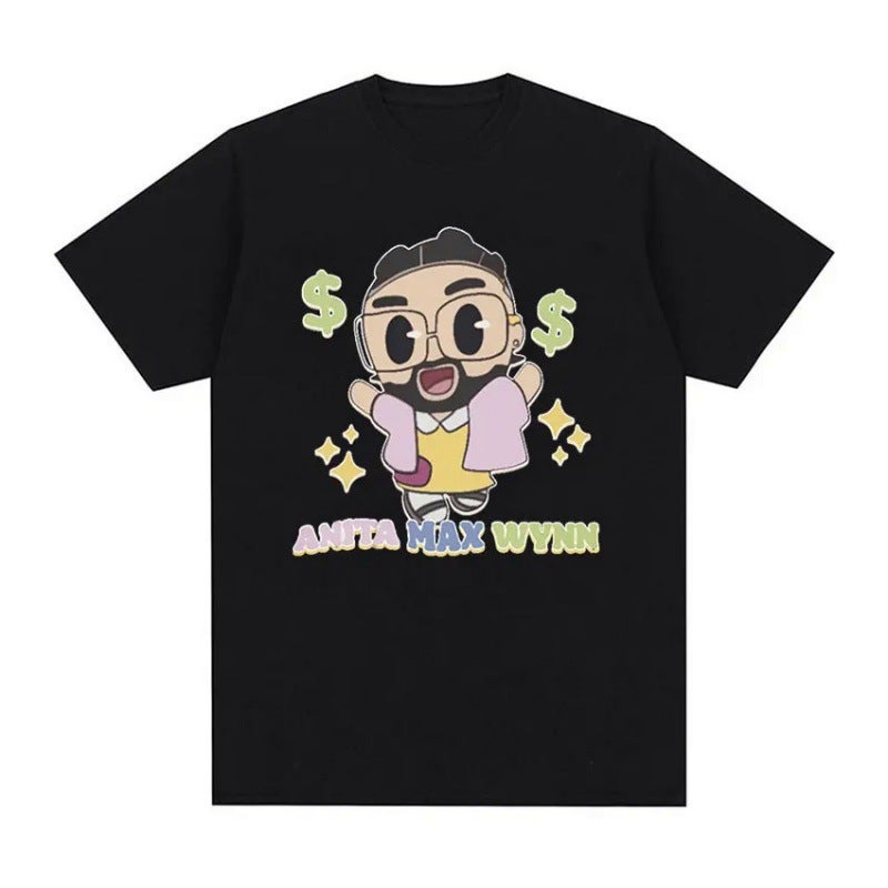 [European Code Cotton T] T-Shirt Unisexe Imprimé Graphique Pour Tshirt - Image 1