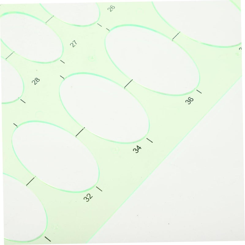 3 Pcs Geometric Drawing Template Stencil Ruler For Accurate Measurement Tools For Students Architects Drafting Transparent - Image 4