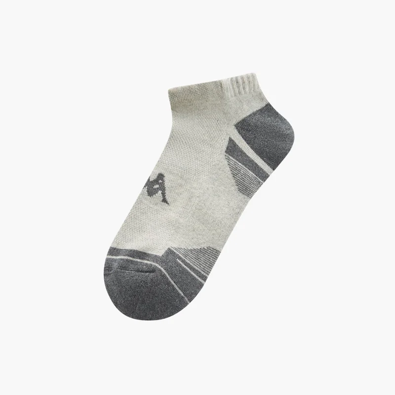 ADOT by Splash Set of 3 - Kappa Logo Print Half Terry Ankle Length Socks with Antibacterial Protection