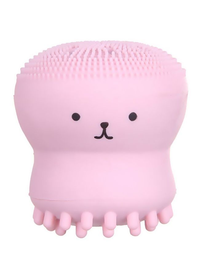 NIBEMINENT Octopus Silicone Facial Cleanser Pink - Image 1