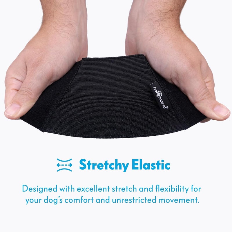 Paw Inspired Dog Anxiety Vest, Calming Weighted Thunder Jacket for Dogs, Soothing Compression Vest for Thunderstorms, Fireworks, Travel, Separation Anxiety (Diaper Holder) - Image 5