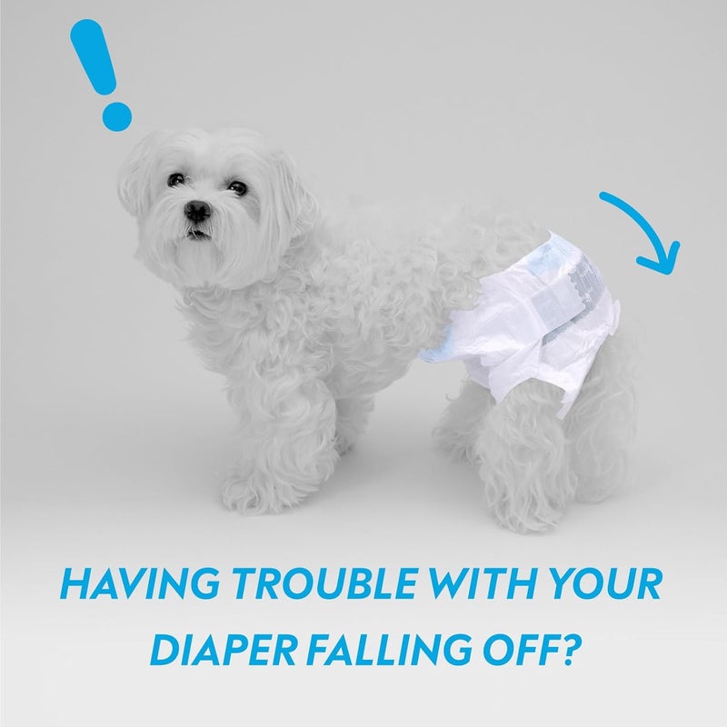 Paw Inspired Dog Anxiety Vest, Calming Weighted Thunder Jacket for Dogs, Soothing Compression Vest for Thunderstorms, Fireworks, Travel, Separation Anxiety (Diaper Holder) - Image 2