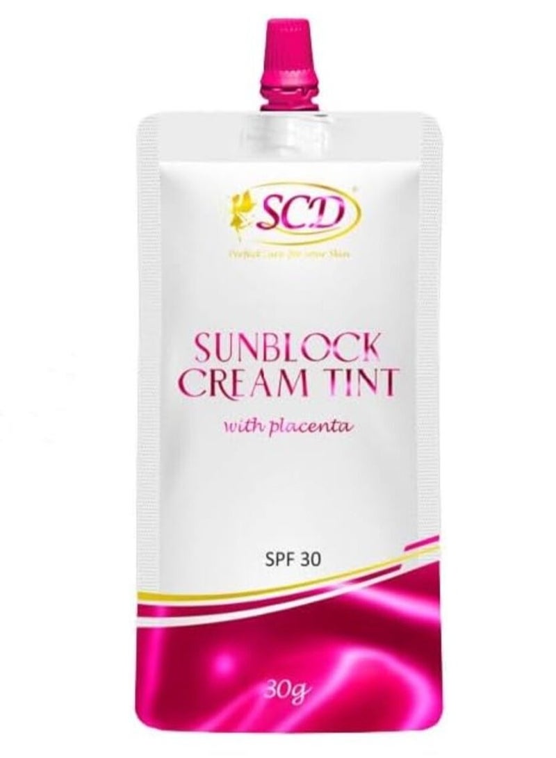 إس سي دي كريم واقي من الشمس مع البلاسينتا 30 جرام - Image 1