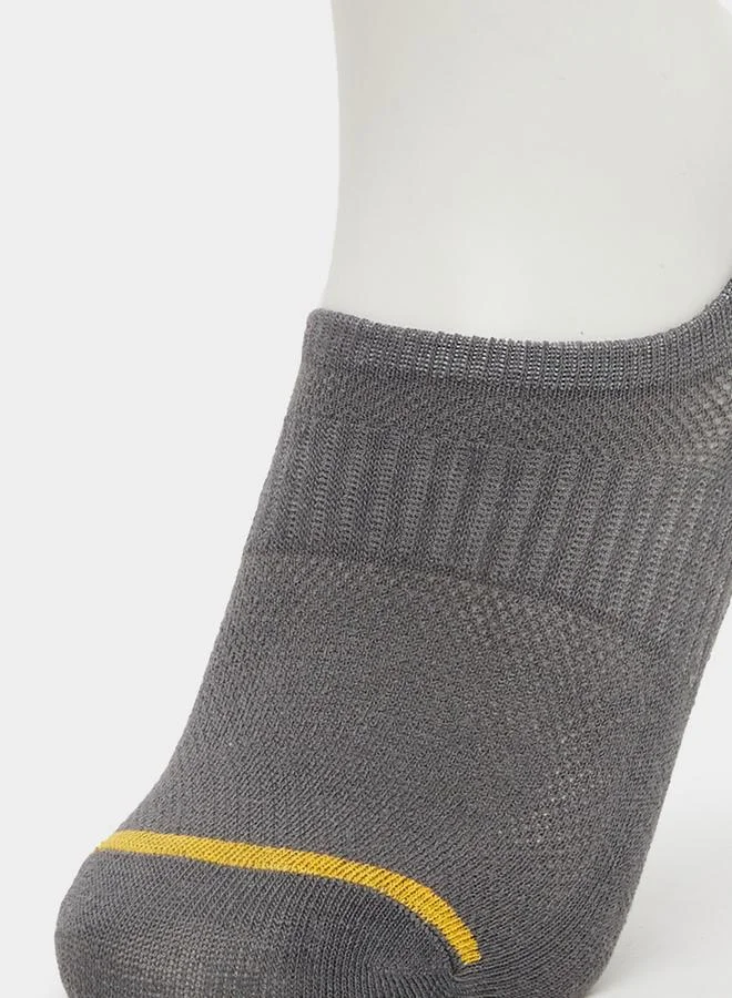 Styli Styli Set of 3 - Breathable Striped Ankle Socks