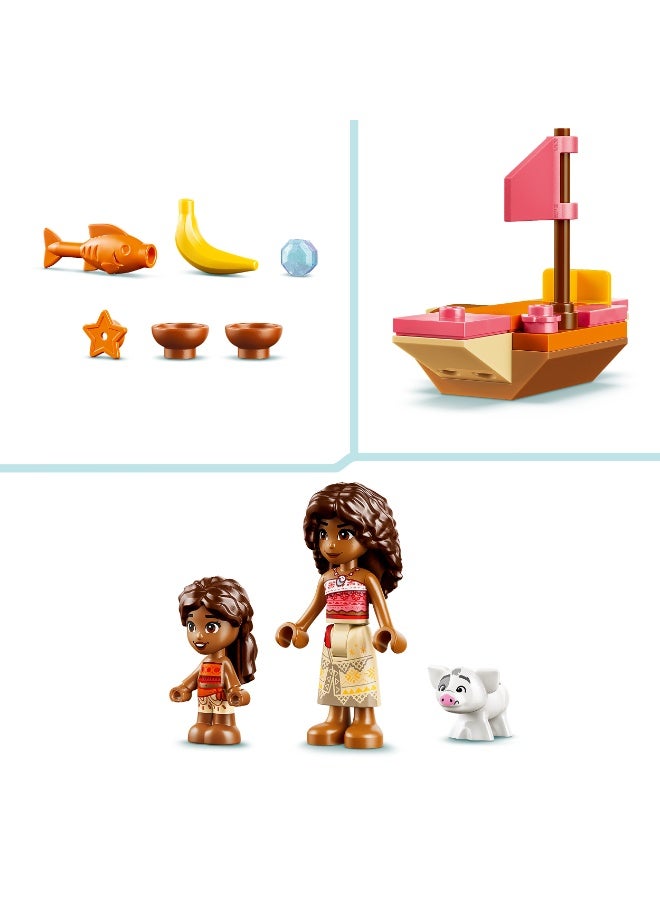LEGO Disney Moana Village House & Boat Building Toy 43282 (Age 4+, 85 Pieces) - Image 5