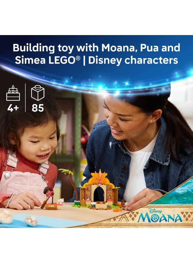 LEGO Disney Moana Village House & Boat Building Toy 43282 (Age 4+, 85 Pieces) - Image 2