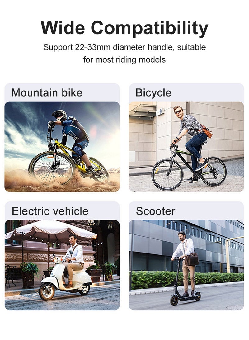 HouDeOS Phone Holder for Bike and Motorcycle Phone Mount Bicycle Cell Phone Mount Clamp for Handlebar - Image 4