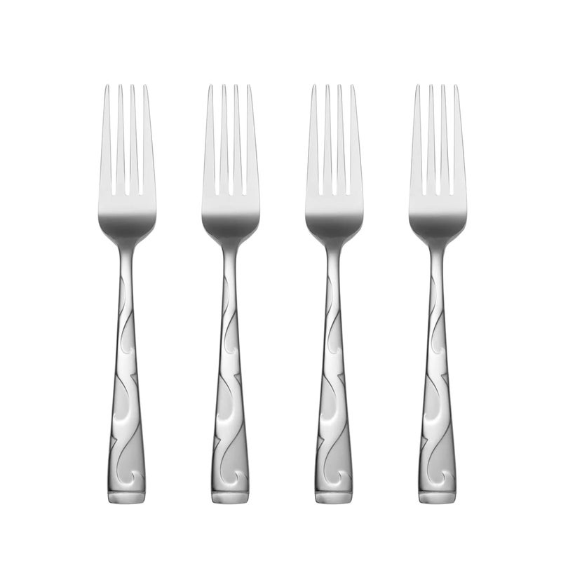 Oneida Tuscany Everyday Flatware Dinner Forks 055 LB Metallic
